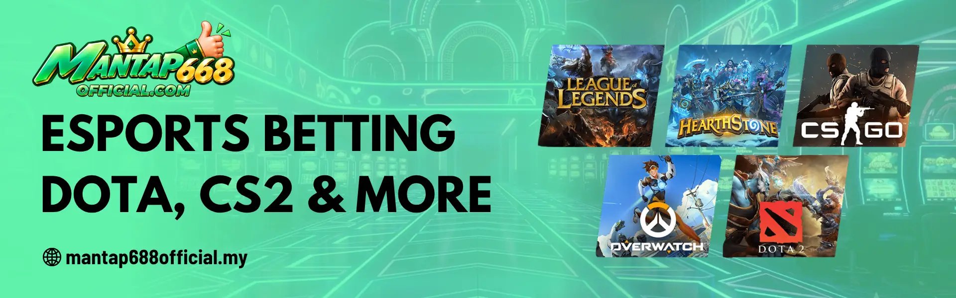 Esports Betting at MANTAP688 Malaysia Dota, CS2 & More